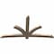 Ekena Millwork Davenport Smooth Timber Gable Bracket, Douglas Fir, 96"W x 52"H x 3 1/2"D x 5 1/2"F, 13/12 Pitch GBW096X52X0406DAV00SDF - alternate 2